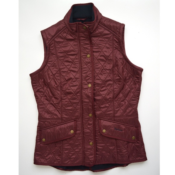 Barbour Jackets & Blazers - Barbour Cavalry Quilt Gilet/Vest Rosewood/Navy
